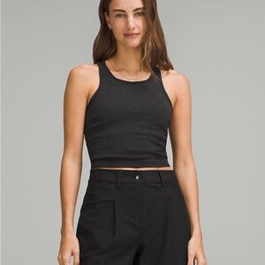 Lululemon Ebb to Street Cropped Racerback Tank Top